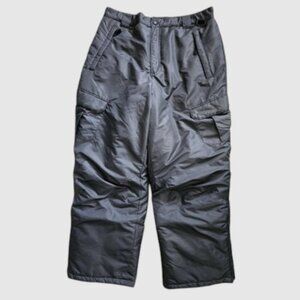 * ARCTIC QUEST Gray Waterproof Insulated Snow Pants Mens MEDIUM
